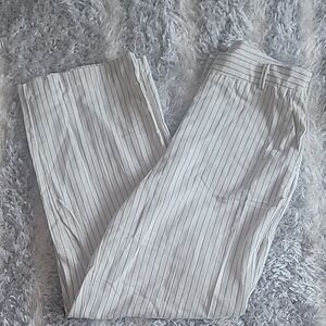 Men's White Striped Pants